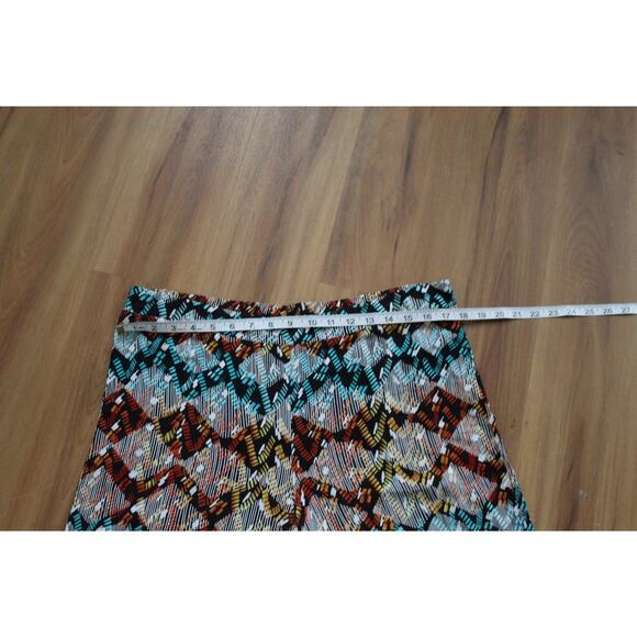 Women's Size Large AGB 100% Rayon Autumm colors Elastic Waist Band - Picture 7 of 11